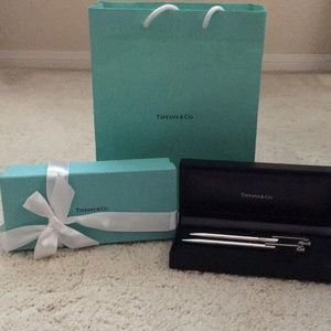 Tiffany & Co. T clip pen and pencil set